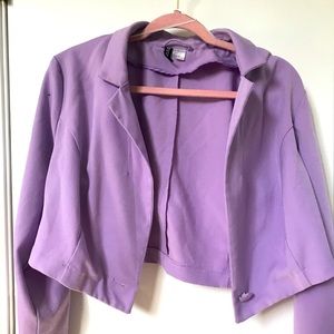 Lavender Half Blazer Jacket